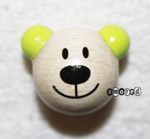 3D Teddy natur-lemon