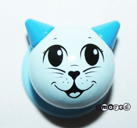 3D Katze babyblau 